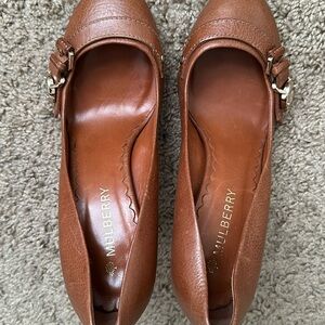 Mulberry tan shoe